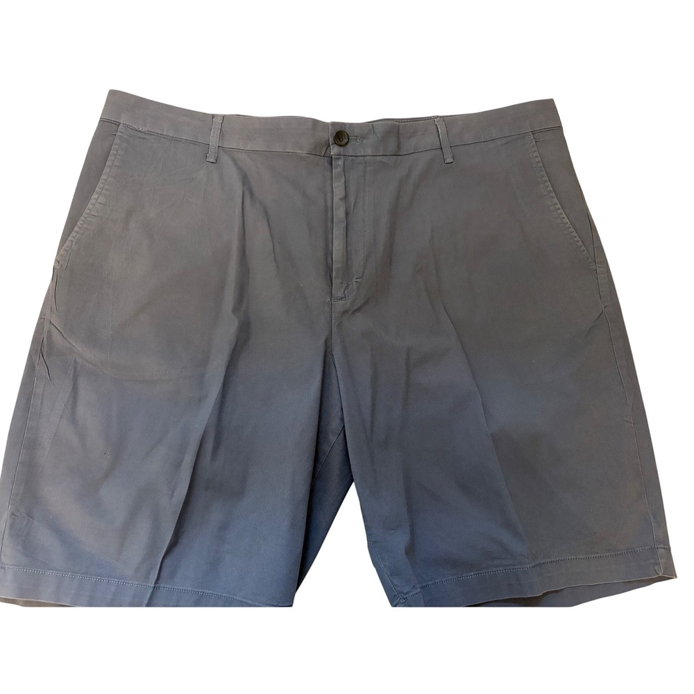 IZOD Chino Shorts 40 Blue, Beach, Golf, Summer, Casual, Stretch, Cotton, Outdoor